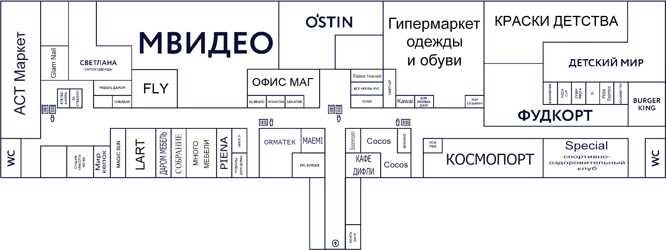 Навигация - Торгово-развлекательный комплекс 7 Звезд